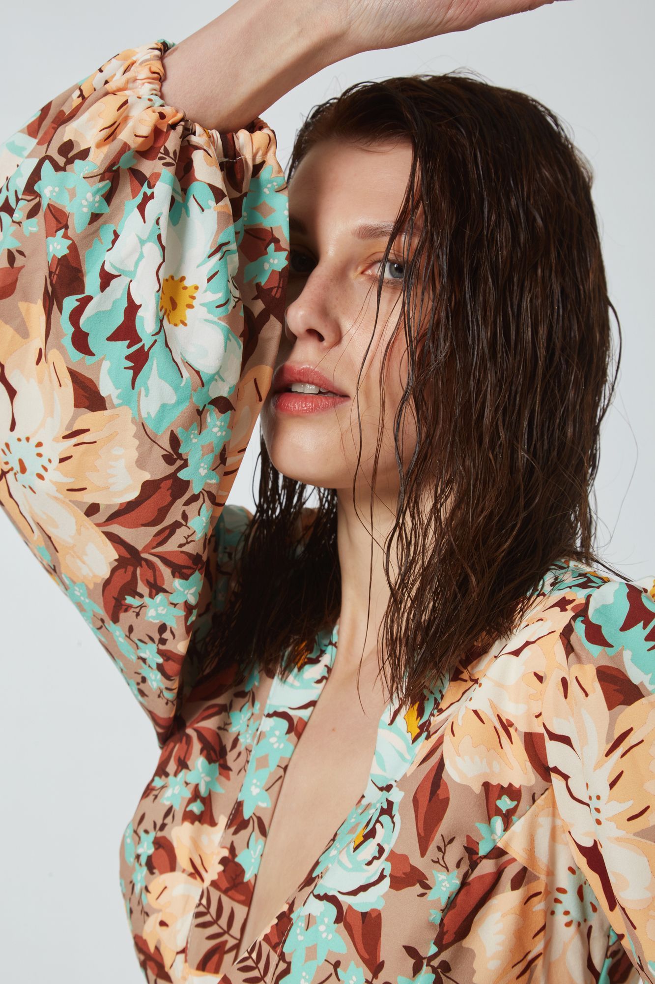 Crop top floral 